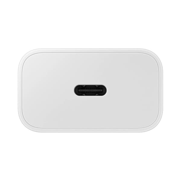 Samsung 25W USB-C GaN Strömadapter med kabel - Vit valkoinen