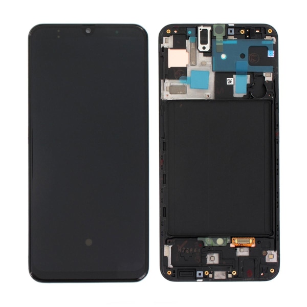Samsung Galaxy A50 (SM-A505F) LCD Skärm med Display Original - S Black