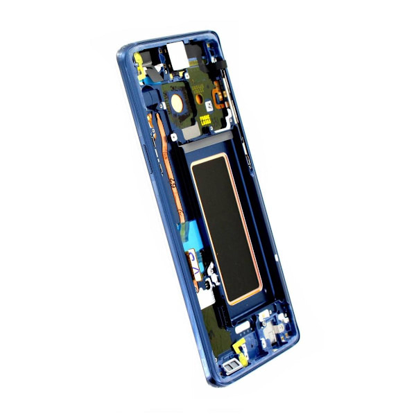Samsung Galaxy S9 (SM-G960F) Skärm med LCD Display Original - Korall Blå Ocean blå