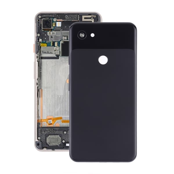 Google Pixel 3A Baksida/Komplett Ram OEM - Svart Svart