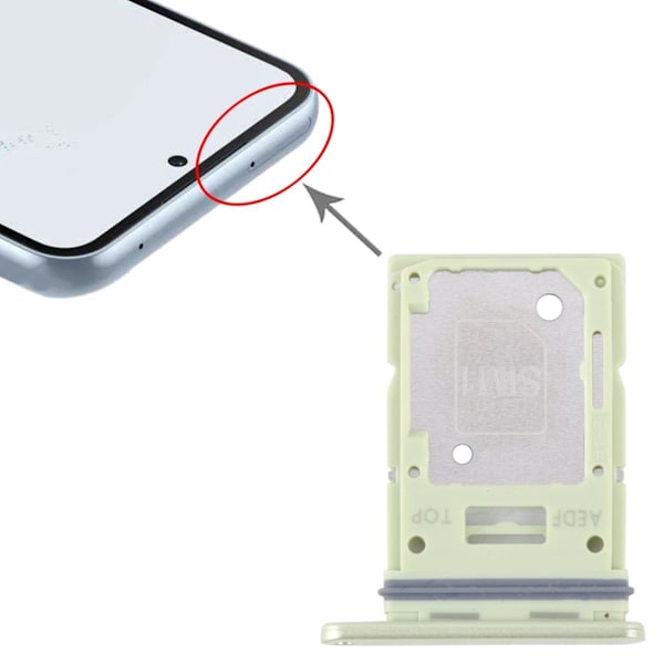 Samsung Galaxy A54 5G Simkortshållare - Ljusgrön Ljusgrön