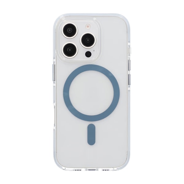 iPhone 16 Pro Max Mobilskal Magnet Dubbelskydd - Blå Blå