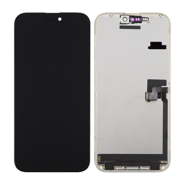 iPhone 16 Pro Max Skärm med Soft OLED Display - RJ Svart