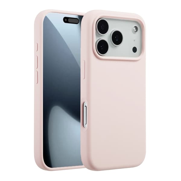 Rvelon Mobilskal Silikon MagSafe för iPhone 17 Pro Max - Ljusrosa rosa