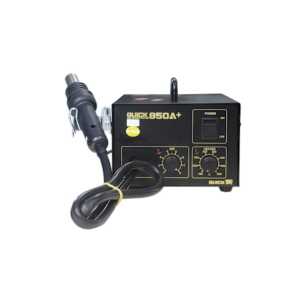 Varmluftsstation QUICK850A+ Svart