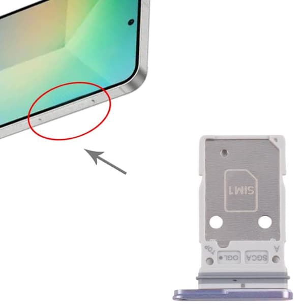 Samsung Galaxy S25 FE Dual Simkortshållare Original - Mörkblå blå