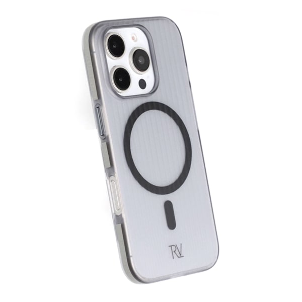 iPhone 16 Pro Max Mobilskal Korrugerad Magsafe Rvelon - Grå Grey