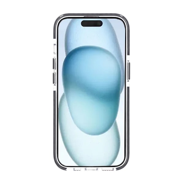 iPhone 15 Mobilskal Magnet Dubbelskydd - Svart Svart