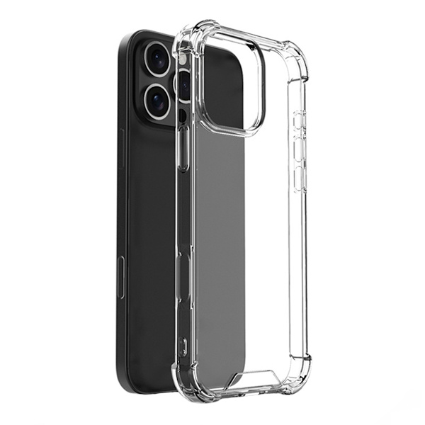 iPhone 16 Pro Mobilskal Stöttåligt - Transparent Transparent