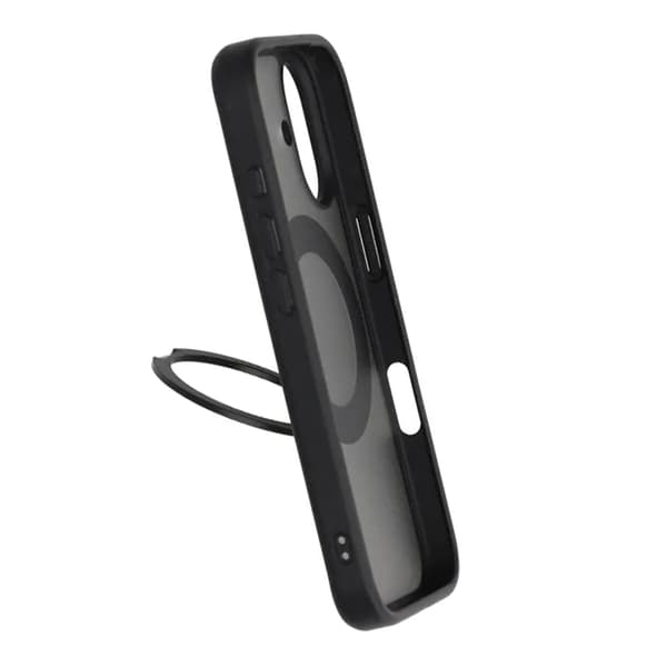 Mobilskal Roterande Magnet Stativ för iPhone 17 - Svart Black