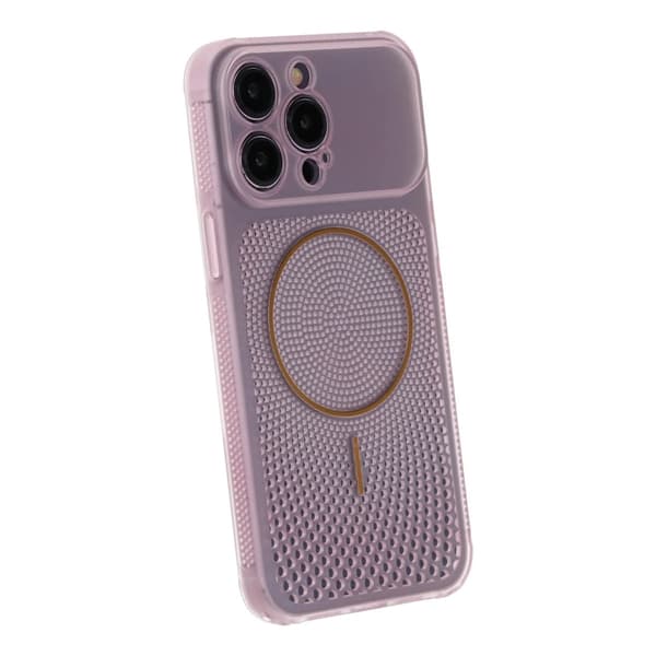Ventilerat Mobilskal med Magsafe till iPhone 14 Pro Max - Rosa pink