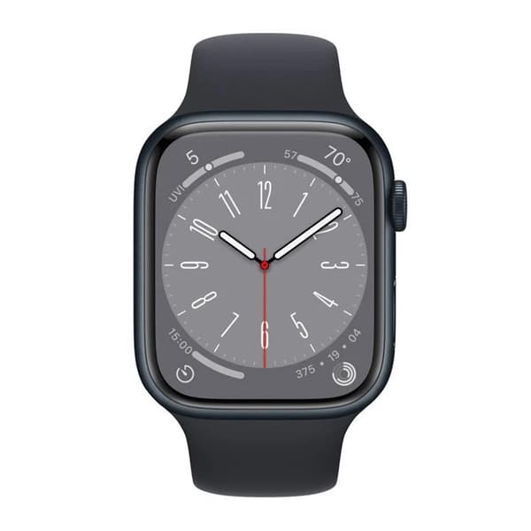 Begagnad Apple Watch 8 45mm Midnatt - Bra skick sort
