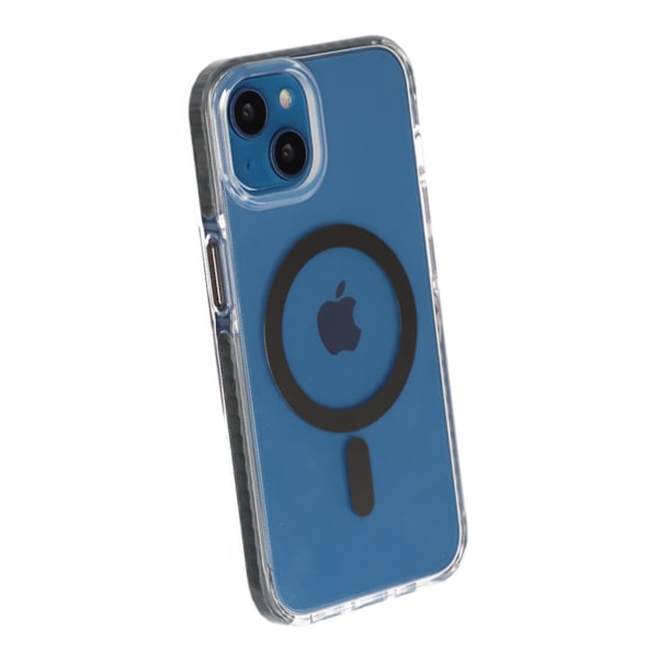 iPhone 13/14 Mobilskal Magnet Dubbelskydd - Grå grå