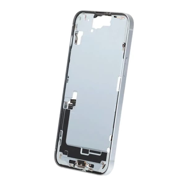 Mittenram med smådelar för iPhone 15 Plus - Blå OEM Blå