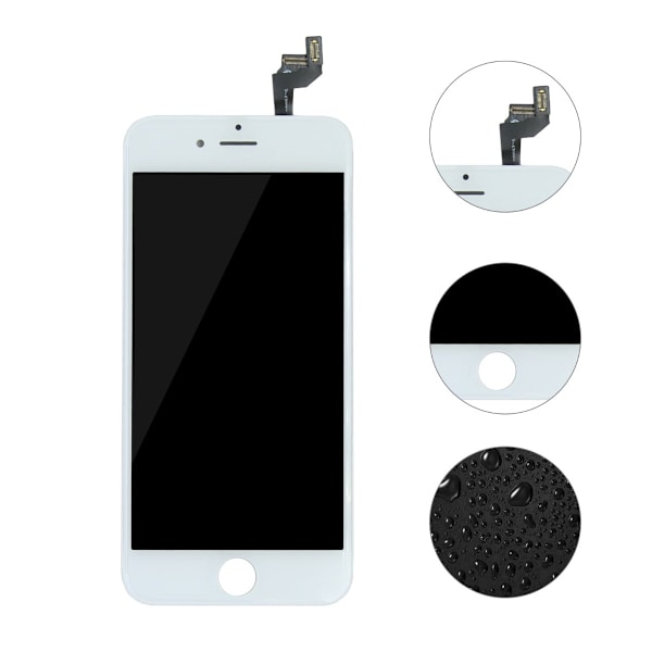 iPhone 6S LCD Skärm AAA Premium - Vit Vit