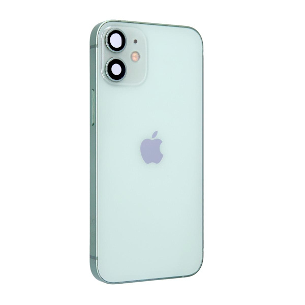 iPhone 12 Mini Baksida med Komplett Ram - Grön Grön