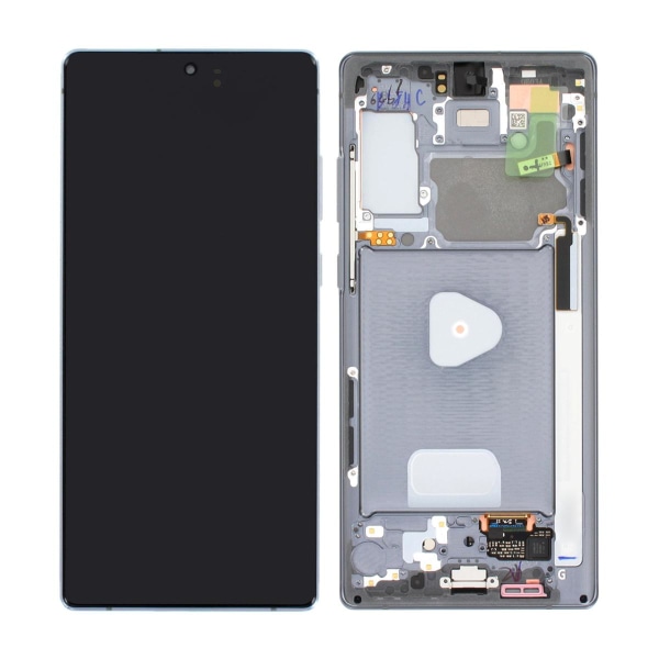 Samsung Galaxy Note 20 (SM-N980F) Skärm med LCD Display Original Titan grå