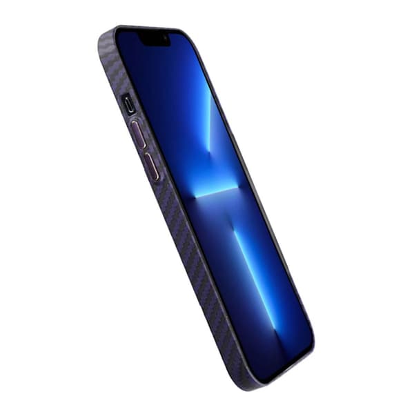 Kolfiber Skal iPhone 12 Pro Max - Lila Purple