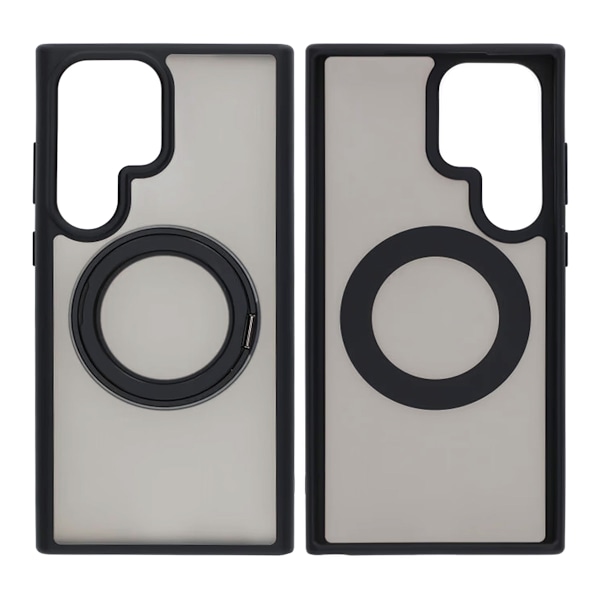 Samsung Galaxy S25 Ultra Mobilskal med Magsafe Stativ - Svart Black
