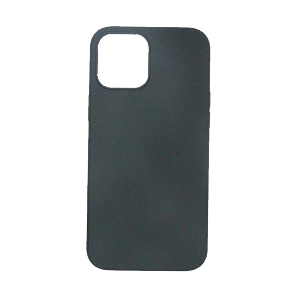 iPhone 12 Pro Max Mobilskal Silikon - Svart Black