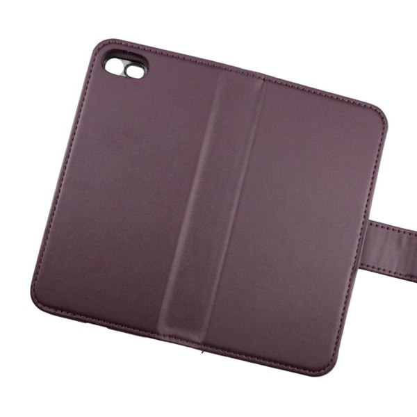 iPhone 7/8/SE 2020 Plånboksfodral Magnet Rvelon - Mörklila Bordeaux