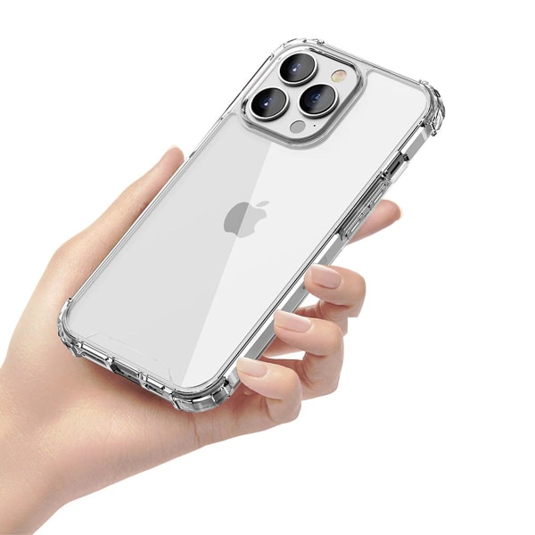 Stöttåligt Mobilskal iPhone 13 Pro Max - Transparent Transparent