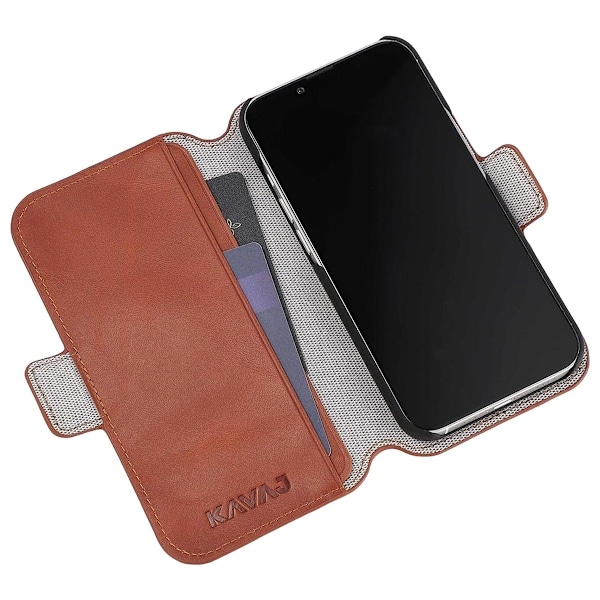 KAVAJ iPhone 14 Fodral Phoenix Brun Brun