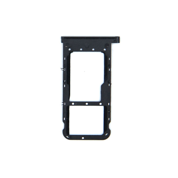 Huawei P Smart Plus Minneskort/Simkortshållare - Svart Black