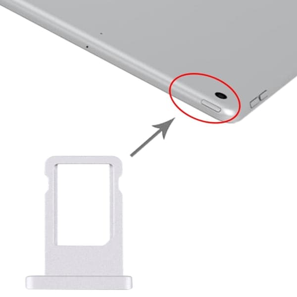 iPad 8 10.2" 2020 Simkortshållare - Vit Vit