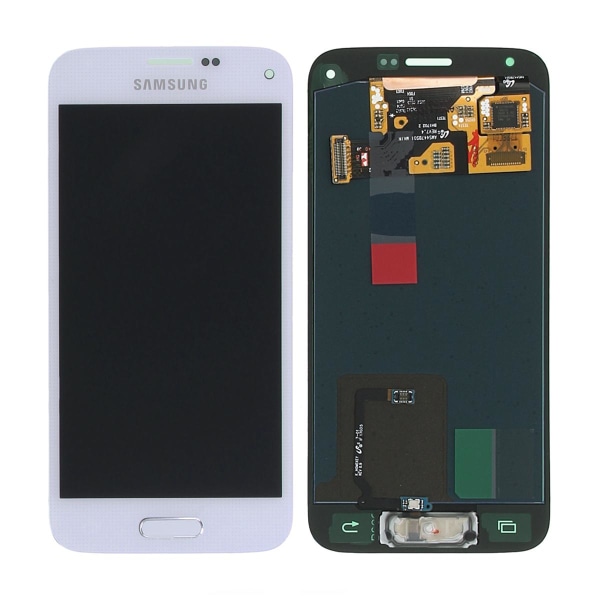Samsung Galaxy S5 Mini (SM-G800F) Skärm med LCD Display Original Vit