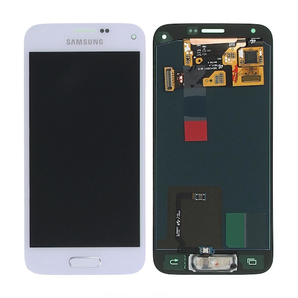 Samsung Galaxy S5 Mini (SM-G800F) Skärm med LCD Display Original - Vit Vit