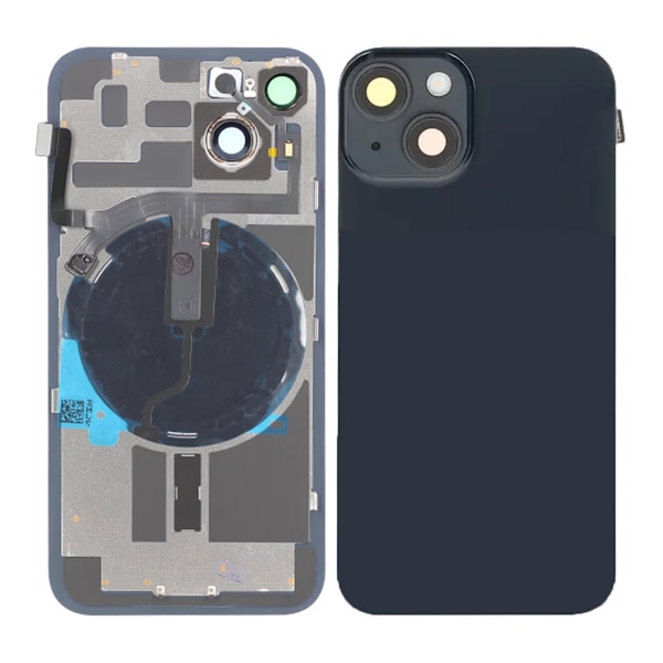IPhone 14 Baksida Glas OEM - Svart Svart