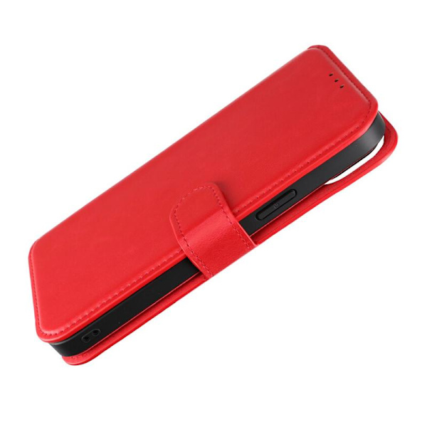 iPhone 15 Plus Plånboksfodral Magnet Rvelon - Röd Röd