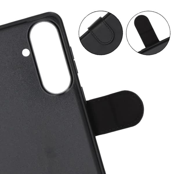 Rvelon Plånboksfodral för Samsung Galaxy S26 - Svart musta