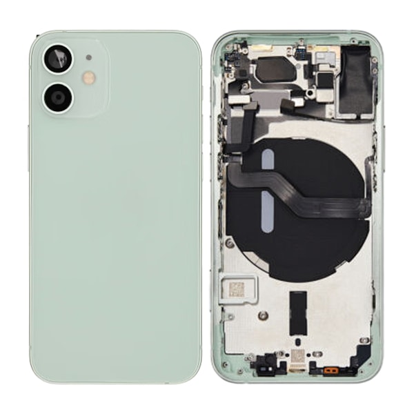 iPhone 12 Mini Baksida Komplett Med Smådelar - Grön Grön