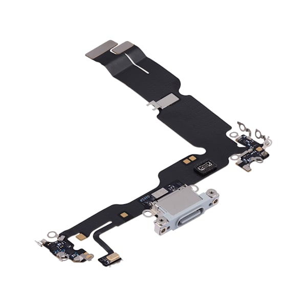 iPhone 15 Plus Laddkontakt med Flexkabel - Blå Blå