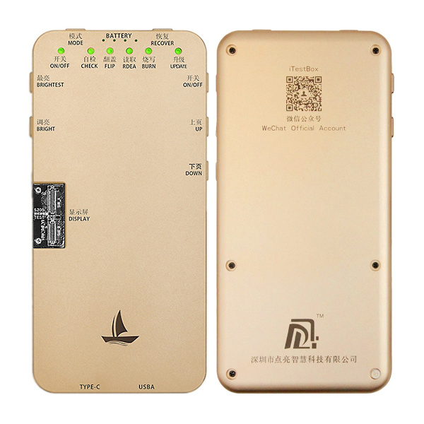iTest Box LCD/TrueTone/3D-Touch/Sensor Testare - iPhone 6S till iPhone 11 Pro Max Yellow""Gul
