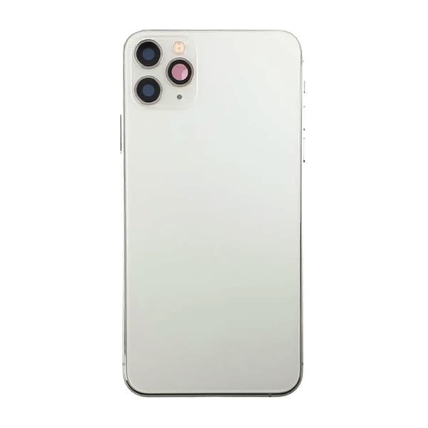 iPhone 11 Pro Max Baksida Komplett OEM med Smådelar - Silver Silver