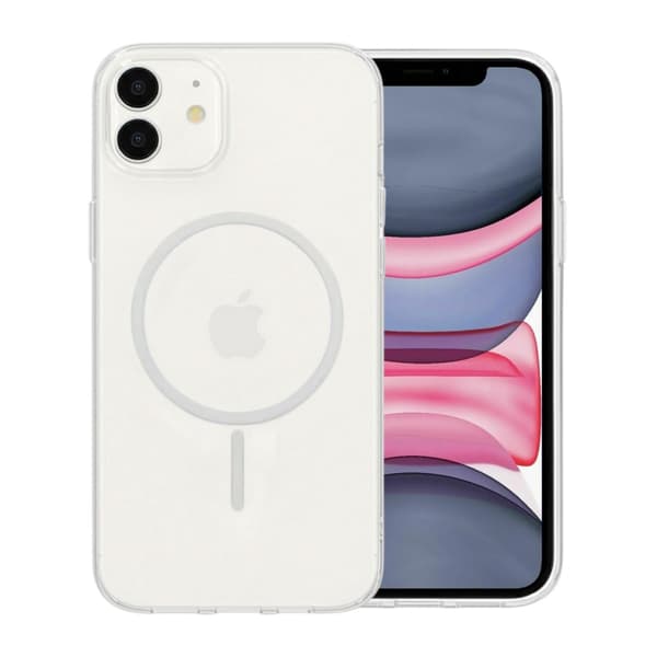 Magsafe Stöttåligt Skal för iPhone 11 - Transparent läpinäkyvä