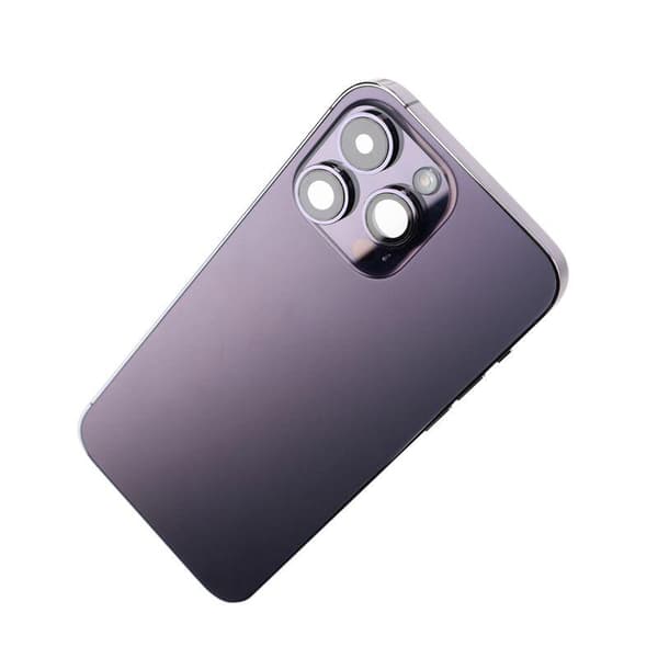 iPhone 14 Pro Max Baksida med Komplett Ram - Lila Purple