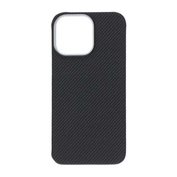 Kevlar Magsafe-kuori iPhone 15 Pro Maxille - Musta raidoilla musta