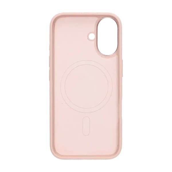Mobilskal Silikon för iPhone 16 - Rosa med Kameraskydd pink