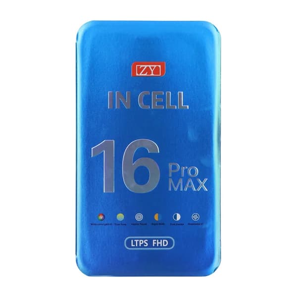 iPhone 16 Pro Max Skärm med LCD Display ZY In-Cell FHD COF Black