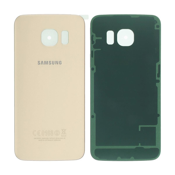 Samsung Galaxy S6 (SM-G920F) Baksida Original - Guld Gold