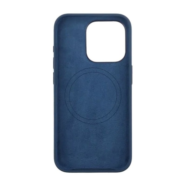iPhone 15 Pro Silikonskal Rvelon MagSafe - Mörkblå Dark blue