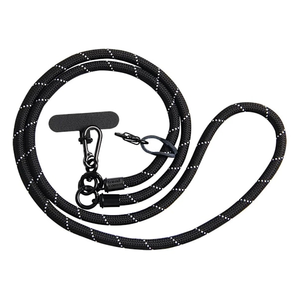 Mobilband Universal Halsband - Svart Randig Svart