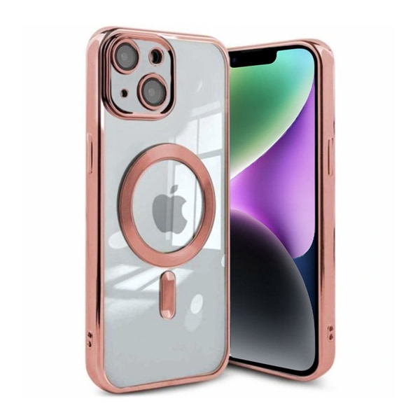 Luxury Mobilskal med Magsafe iPhone 14 - Rosa Pink