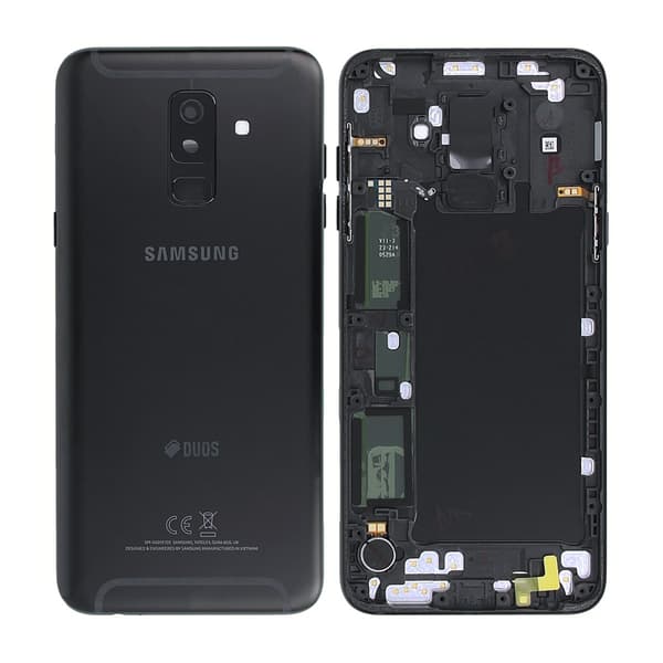 Samsung Galaxy A6 Plus (2018) Batterilucka Svart Original svart