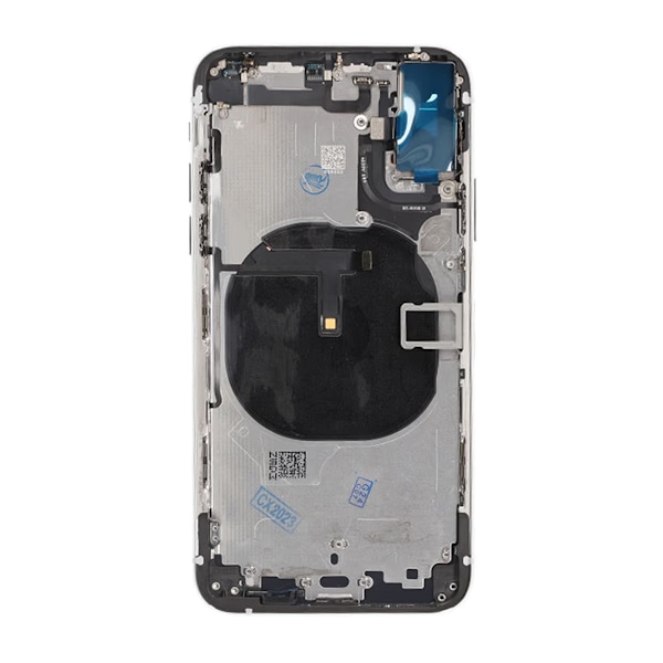 iPhone XS Baksida med Komplett Ram Premium - Silver Silver