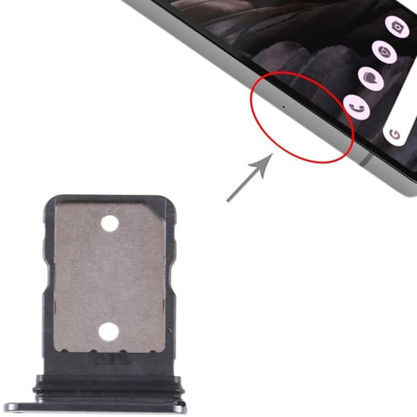 Google Pixel 7a Simkortshållare - Korall orange